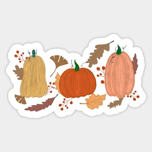 Pumpkin patch Sticker